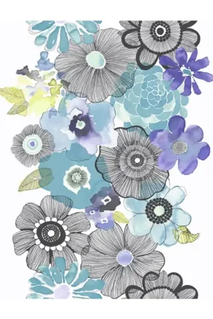 Voordeelprijs Breng Levendigheid in Huis met Dutch Wallcovering Village People Vliesbehang Bloemen VP2001